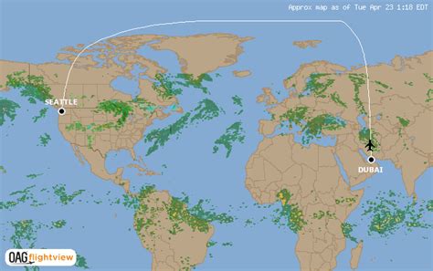 Flight history for Emirates flight EK229 .